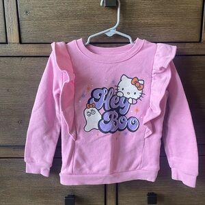 Sanrio Pink Hello Kitty Ruffle Sweatshirt